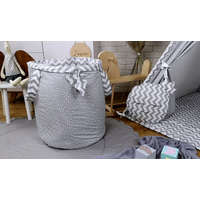 Detský stan TEEPEE (TÝPIE) STARS s doplnkami - cik-cak/sivý