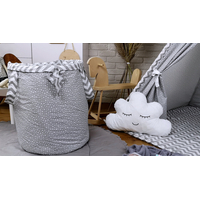 Detský stan TEEPEE (TÝPIE) STARS s doplnkami - cik-cak/sivý