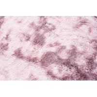 Plyšový koberec SILK Ombre - RUŽOVÝ