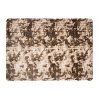 Plyšový koberec SILK Ombre - HNEDÝ