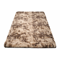 Plyšový koberec SILK Ombre - HNEDÝ