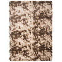 Plyšový koberec SILK Ombre - HNEDÝ