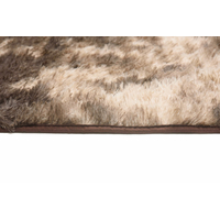 Plyšový koberec SILK Ombre - HNEDÝ