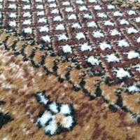 Kusový koberec ALPHA Flower - hnedý