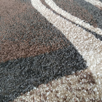 Kusový koberec WAVE - hnedý