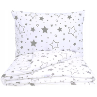 Detské bavlnené obliečky do postieľky 135x100 cm BABYMAM PREMIUM - Mliečna dráha