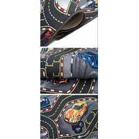 Detský koberček CARS 2 ŠEDÝ