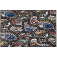 Detský koberček CARS 2 ŠEDÝ