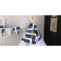 Detský stan TEEPEE (TÍPÍ) MESTEČKO s doplnkami - šedý