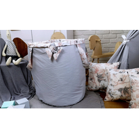 Detský stan TEEPEE (TÍPÍ) PIVONKY s doplnkami - šedý