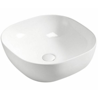 Keramické umývadlo SMILE 1 WHITE 42 cm DP - biele