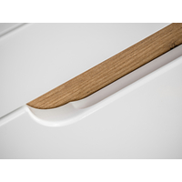 Zostava kúpeľňového nábytku BÁRA 40 cm s úzkou umývadlovou skrinkou vr. keramického umývadla bez prepadu