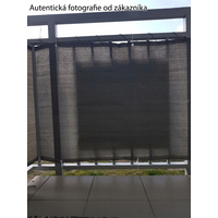 Clona na balkón - 100x700 cm - šedá