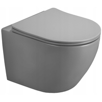 Závesné WC MEXEN LENA RIMLESS - svetlo šedé matné + Duroplast sedátko, 30224061