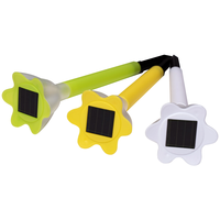 Záhradná LED solárna lampa do zeme FLOWER 31x6 cm - zelená