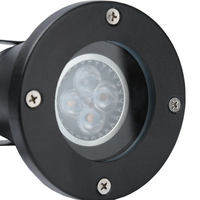 Záhradná reflektorová lampa SPOT - GU10 - IP65 - čierna