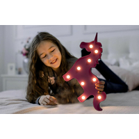 Detská ozdobná LED lampička - Jednorožec