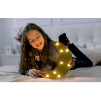 Detská ozdobná LED lampička - Mesiac