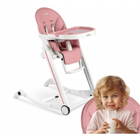 Detská jedálenská stolička TUGO 3v1 - ružová