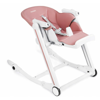 Detská jedálenská stolička TUGO 3v1 - ružová