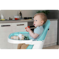 Detská jedálenská stolička TUGO 3v1 - svetlomodrá