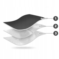 Detský fusak do kočíka s kožušinou Elmi - Tmavosivý