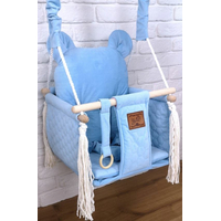 Detská hojdačka VELVET PIKO - MODRÁ