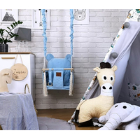 Detská hojdačka VELVET PIKO - MODRÁ