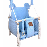 Detská hojdačka VELVET PIKO - MODRÁ