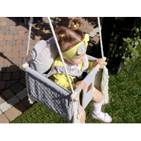 Detská hojdačka VELVET PIKO - MODRÁ