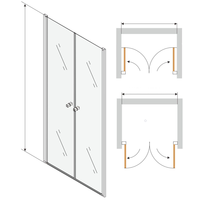 Sprchové dveře MAXMAX PRETORIA DUO 175 cm