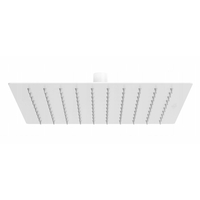 Sprchová dažďová hlavica MAXMAX MEXEN SLIM - štvorcová - 25x25 cm - biela, 79125-20