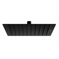 Sprchová dažďová hlavica MAXMAX MEXEN SLIM - štvorcová - 25x25 cm - čierna, 79125-70