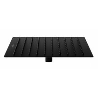 Sprchová dažďová hlavica MAXMAX MEXEN SLIM - štvorcová - 25x25 cm - čierna, 79125-70