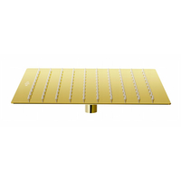 Sprchová dažďová hlavica MAXMAX MEXEN SLIM - štvorcová - 25x25 cm - zlatá, 79125-50