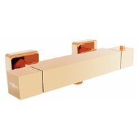 Termostatická batéria MAXMAX MEXEN CUBE - rose gold, 77200-60