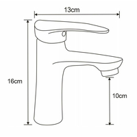 Umývadlová batéria MAXMAX MEXEN IRIS - chrómová, 747500-00