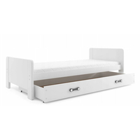 Detská posteľ DAREK so zásuvkou 200x80 cm - biela