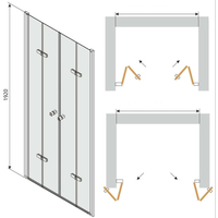 Sprchové dvere maxmax LIMA DUO 120 cm