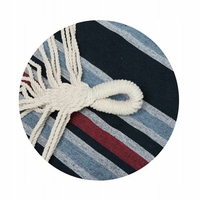 Hojdacia sieť MALAGA - modro/červená 200x100 cm