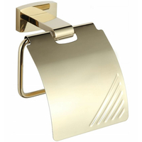 Držiak toaletného papiera MAXMAX MEXEN ZOJA s krytom - kovový - zlatý, 7019133-50
