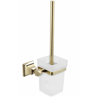 Závesná WC kefa MAXMAX MEXEN DALIA - kov/sklo - zlatá, 7017350-50