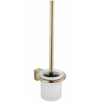 Závesná WC kefa MAXMAX MEXEN LEA - kov/sklo - zlatá, 7026050-50