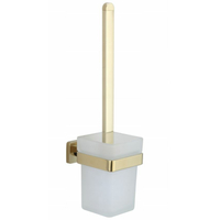 Závesná WC kefa MEXEN ASIS - kov/sklo - zlatá, 7017650-50