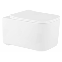 Závesné WC ELIS RIMLESS - biele + Duroplast sedátko slim