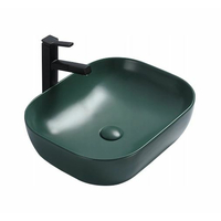 Keramické umývadlo MAXMAX MEXEN ROSA - tmavo zelené matné, 21095047