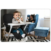 Detská jedálenská stolička NUCO - čierna