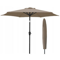 Záhradný slnečník ORLANDO 300 cm - s kĺbom - béžový