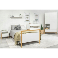 Detská posteľ bez zásuvky VIKTOR - biela 180x80 cm