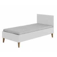Detská posteľ bez zásuvky KUBI - biela 180x80 cm